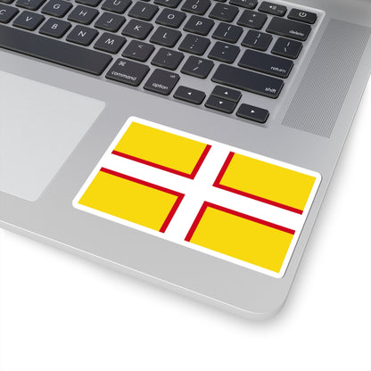 Flag of Dorset (England) STICKER Vinyl Kiss-Cut Decal