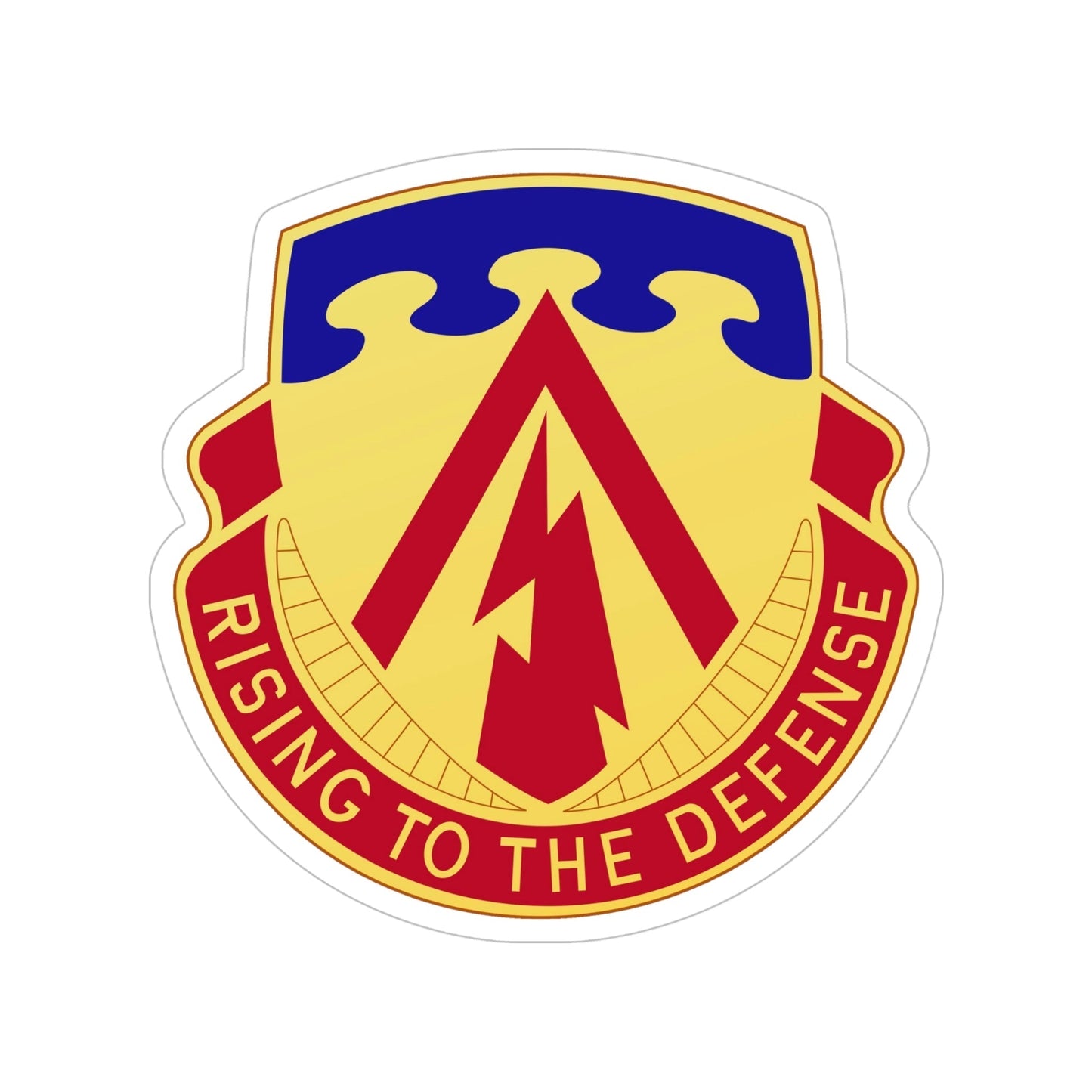 138th Air Defense Artillery Regiment (U.S. Army) Transparent STICKER Die-Cut Vinyl Decal-5 Inch-The Sticker Space