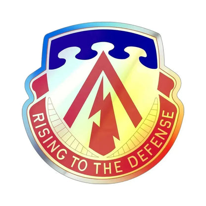 138th Air Defense Artillery Regiment (U.S. Army) Holographic STICKER Die-Cut Vinyl Decal 4 Inch Holographic - The Sticker Space