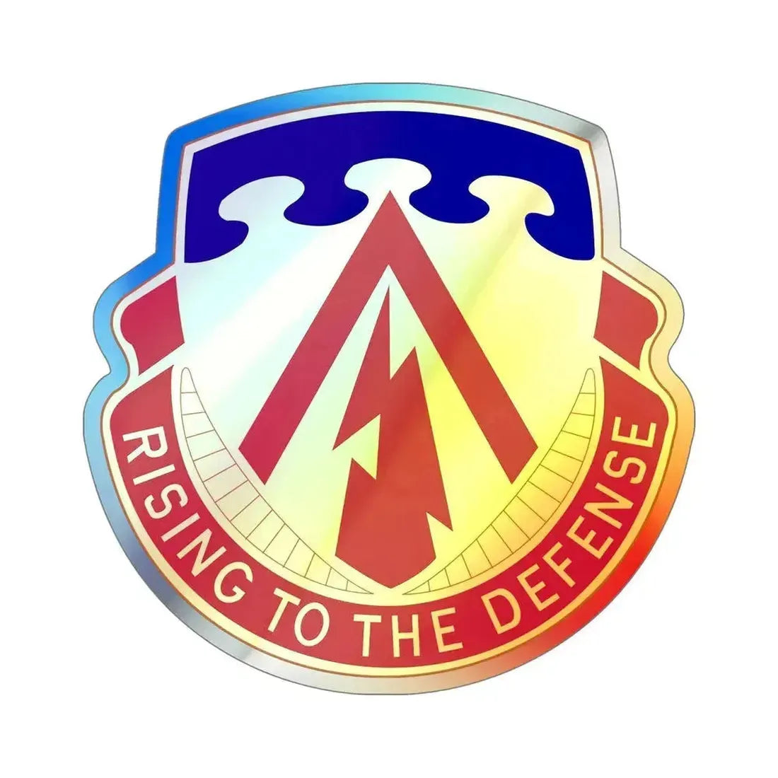 138th Air Defense Artillery Regiment (U.S. Army) Holographic STICKER Die-Cut Vinyl Decal 6 Inch Holographic - The Sticker Space