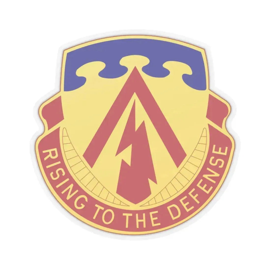138th Air Defense Artillery Regiment (U.S. Army) STICKER Vinyl Kiss-Cut Decal 2 Inch Transparent - The Sticker Space