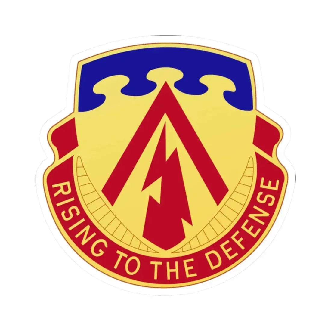 138th Air Defense Artillery Regiment (U.S. Army) STICKER Vinyl Kiss-Cut Decal 2 Inch White - The Sticker Space