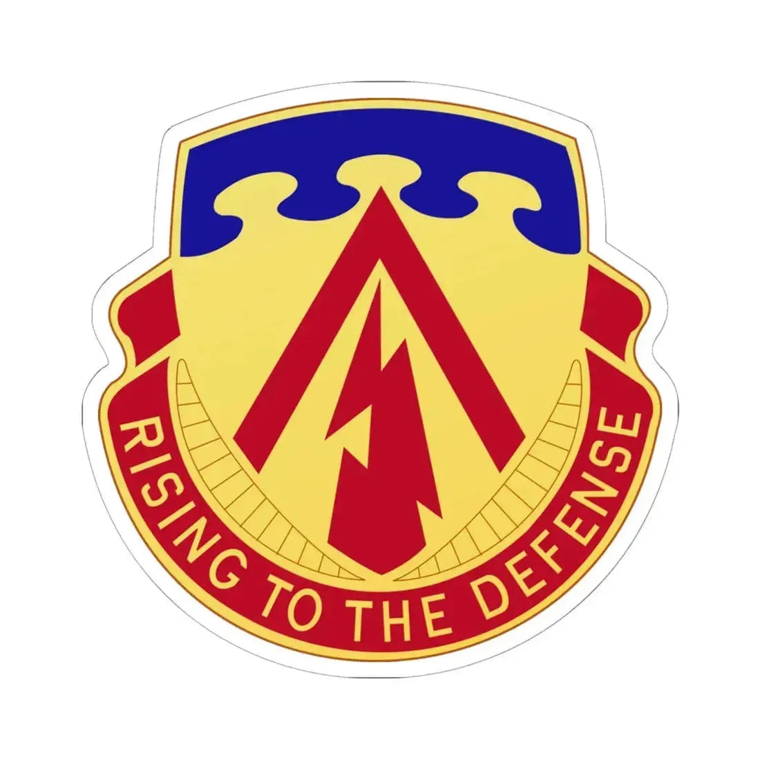 138th Air Defense Artillery Regiment (U.S. Army) STICKER Vinyl Kiss-Cut Decal 6 Inch White - The Sticker Space