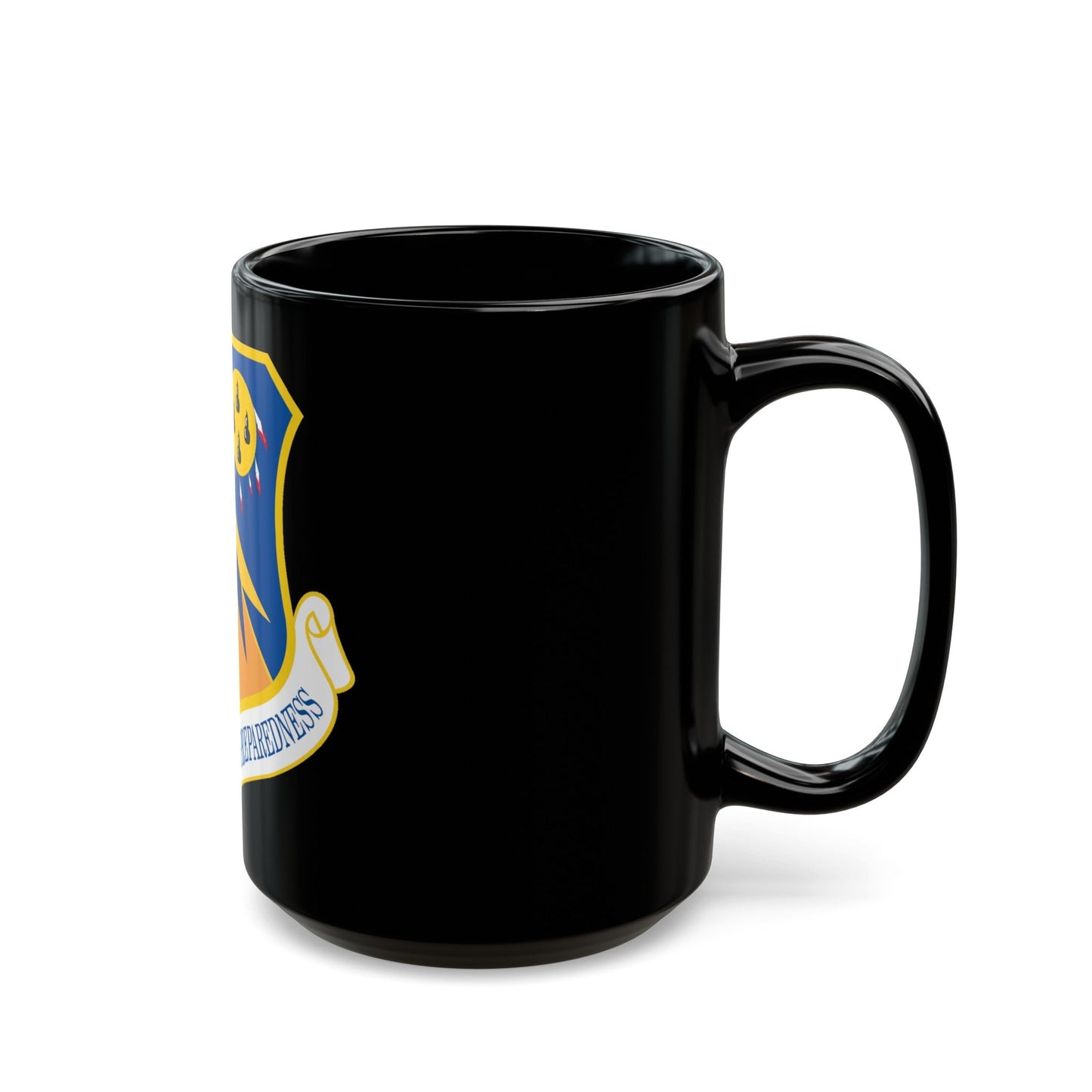 138th Fighter Wing (U.S. Air Force) Black Coffee Mug-The Sticker Space