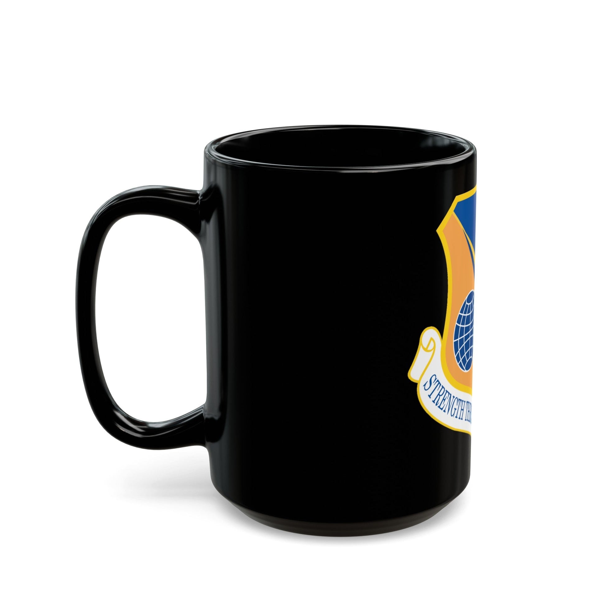 138th Fighter Wing (U.S. Air Force) Black Coffee Mug-The Sticker Space