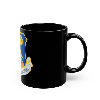 138th Fighter Wing (U.S. Air Force) Black Coffee Mug-The Sticker Space