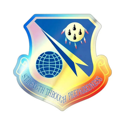 138th Fighter Wing (U.S. Air Force) Holographic STICKER Die-Cut Vinyl Decal 3 Inch Holographic - The Sticker Space