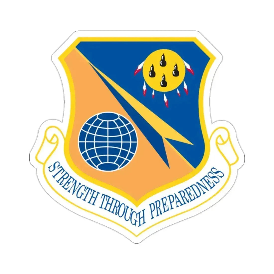 138th Fighter Wing (U.S. Air Force) STICKER Vinyl Die-Cut Decal 2 Inch - The Sticker Space