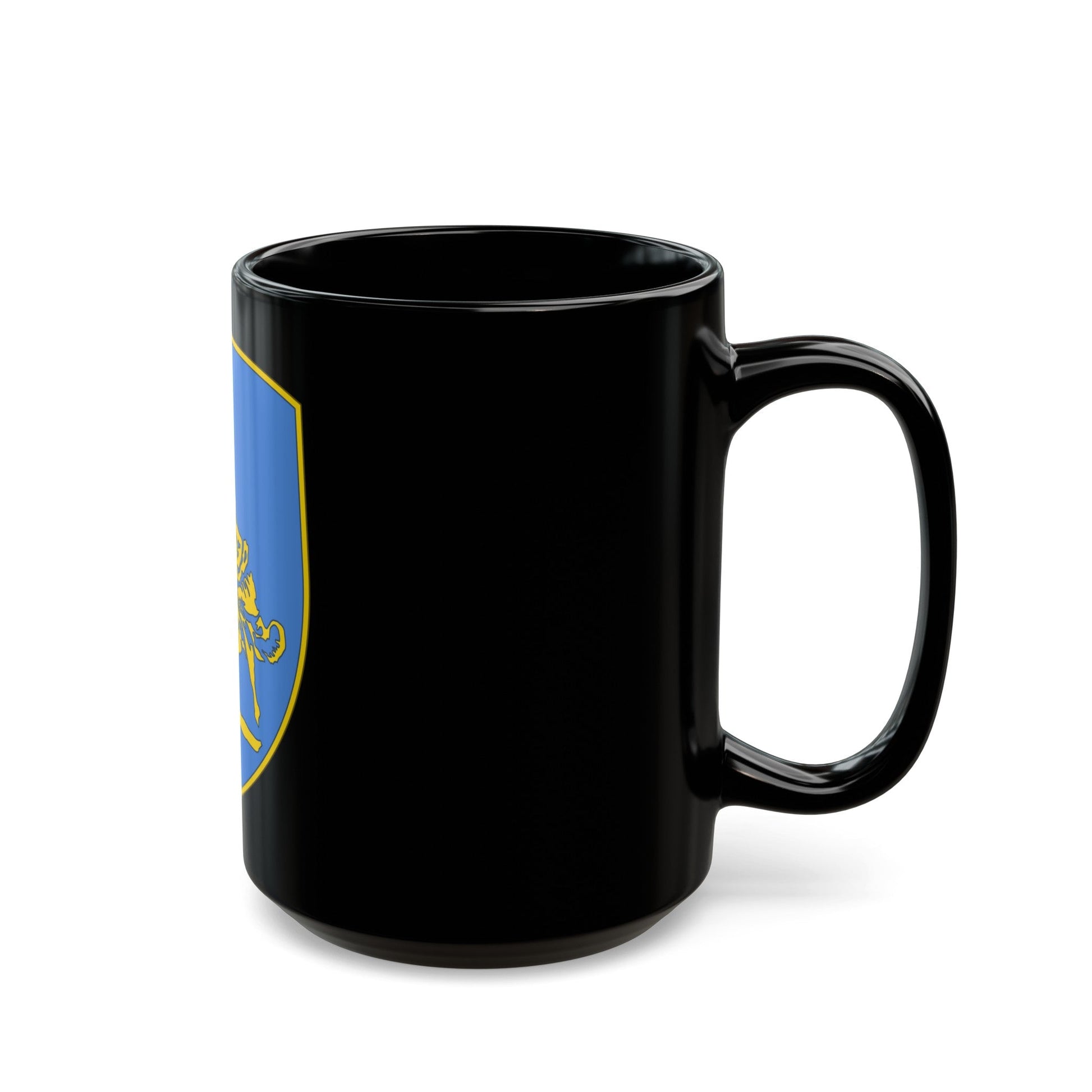 138th Infantry Regiment (U.S. Army) Black Coffee Mug-The Sticker Space