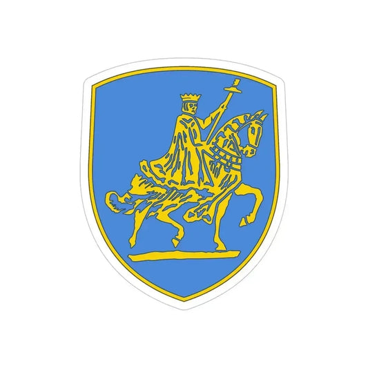 138th Infantry Regiment (U.S. Army) REVERSE PRINT Transparent Die-Cut STICKER 6 Inch Die-Cut Transparent - The Sticker Space