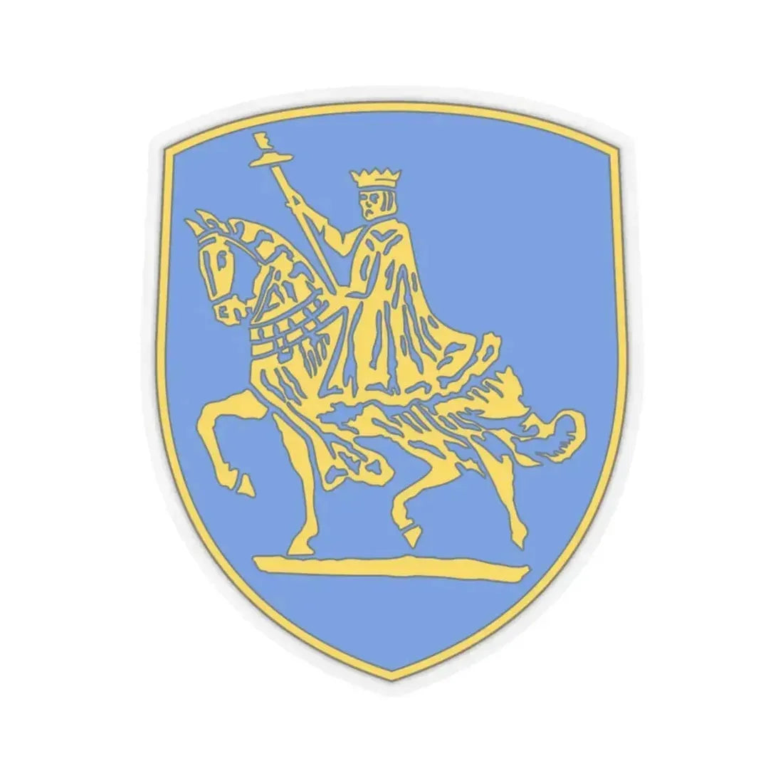 138th Infantry Regiment (U.S. Army) STICKER Vinyl Kiss-Cut Decal 4 Inch Transparent - The Sticker Space