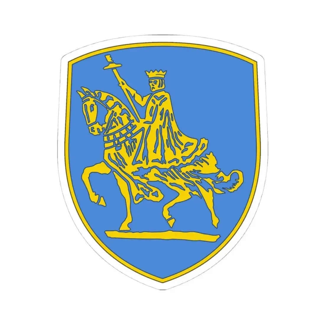 138th Infantry Regiment (U.S. Army) STICKER Vinyl Kiss-Cut Decal 4 Inch White - The Sticker Space