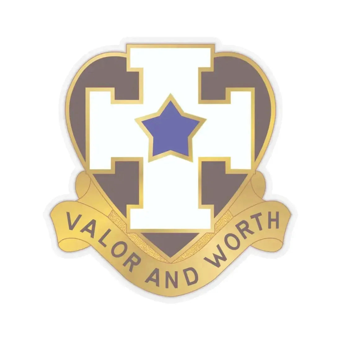 139 Medical Brigade 2 (U.S. Army) STICKER Vinyl Kiss-Cut Decal 3 Inch Transparent - The Sticker Space