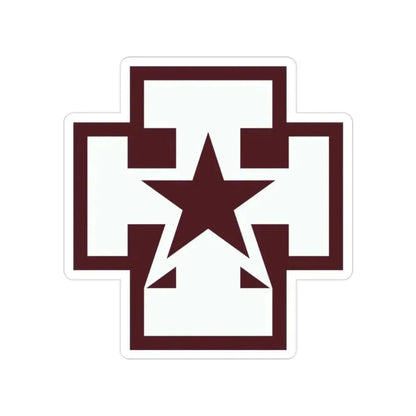 139 Medical Brigade (U.S. Army) Transparent STICKER Die-Cut Vinyl Decal 2 Inch - The Sticker Space