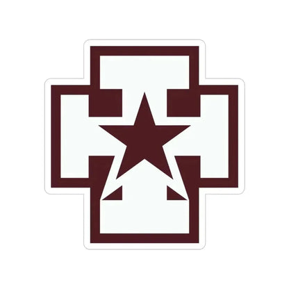 139 Medical Brigade (U.S. Army) Transparent STICKER Die-Cut Vinyl Decal 4 Inch - The Sticker Space