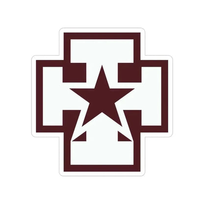 139 Medical Brigade (U.S. Army) Transparent STICKER Die-Cut Vinyl Decal 4 Inch - The Sticker Space