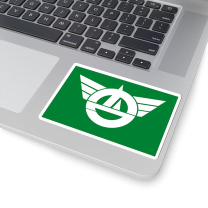 Flag of Minamiminowa Nagano (Japan) STICKER Vinyl Kiss-Cut Decal