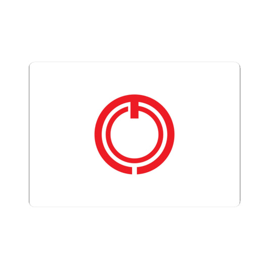 Flag of Shimosuwa Nagano (Japan) STICKER Vinyl Kiss-Cut Decal