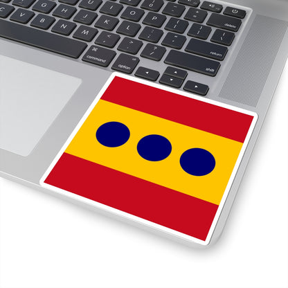 Flag of Admiral Spain (Spain) STICKER Vinyl Kiss-Cut Decal