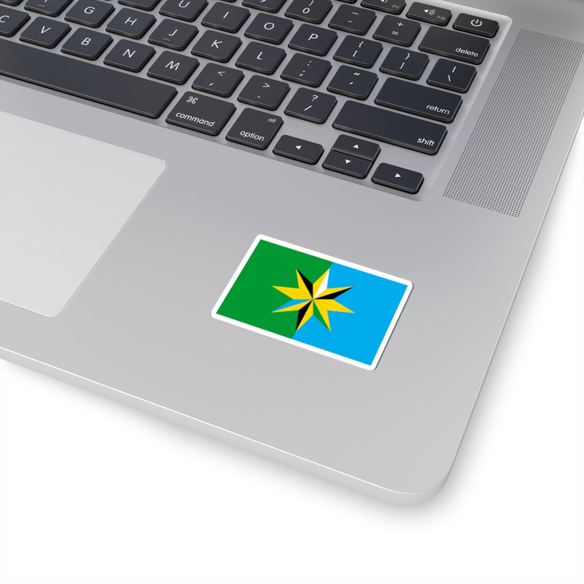 Flag of Verkhnekhavsky rayon Voronezh oblast (Russia) STICKER Vinyl Kiss-Cut Decal