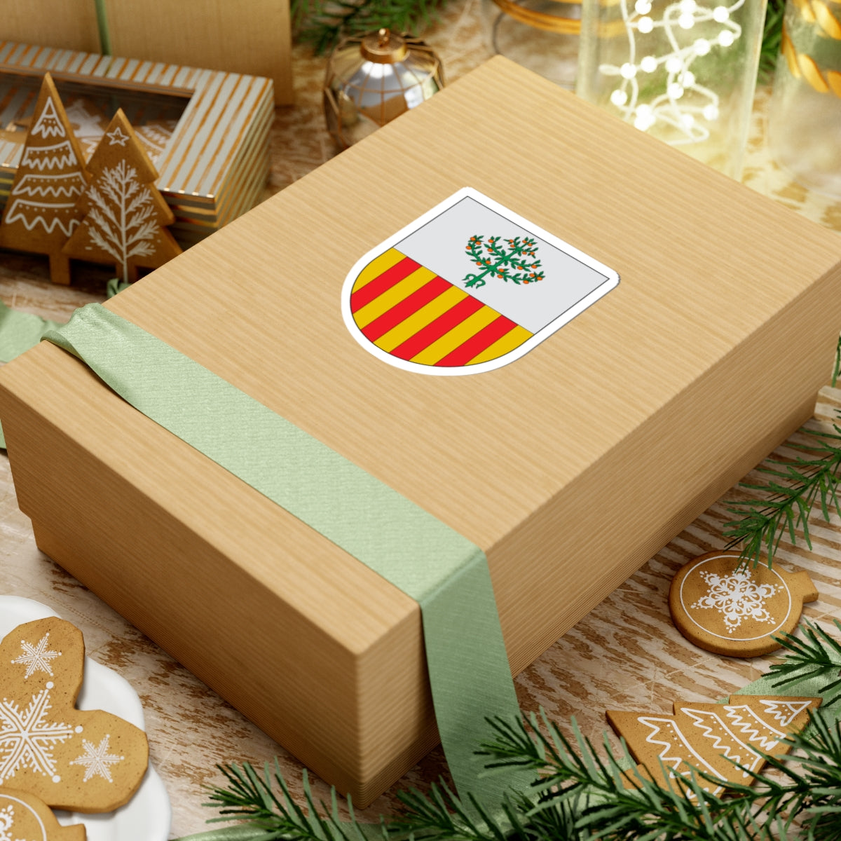 Antic escut de Xerta (Spain) (Coat of Arms) STICKER Vinyl Kiss-Cut Decal