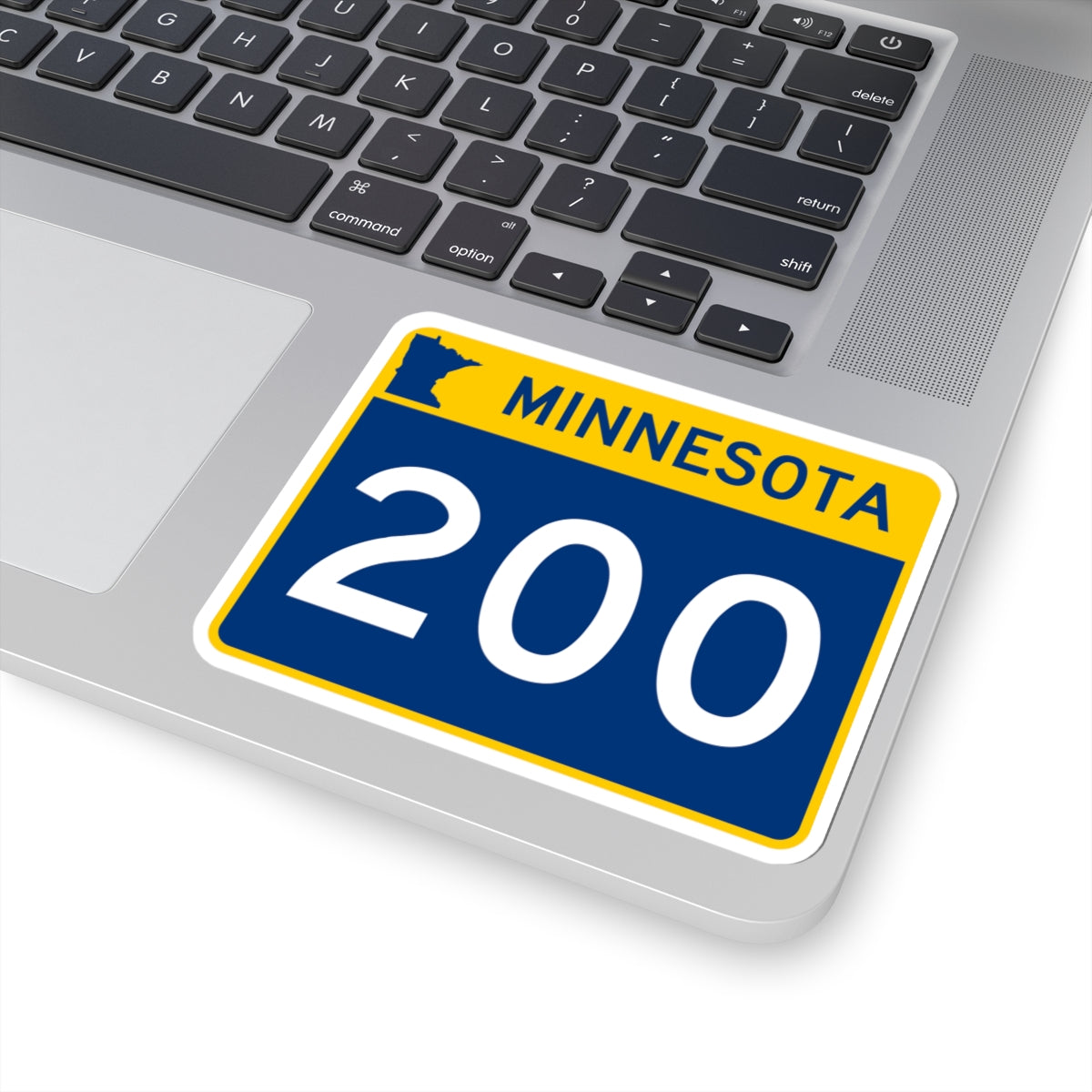MN-200 wide (Minnesota) (Road Sign) STICKER Vinyl Kiss-Cut Decal