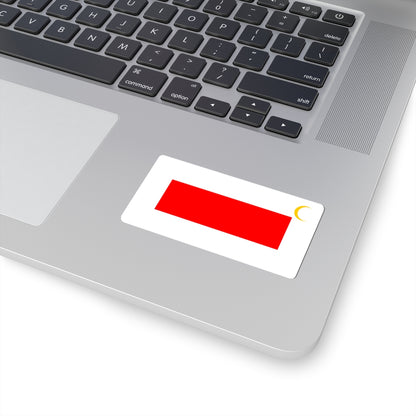 Flag of Qatar 1916 (Qatar) STICKER Vinyl Kiss-Cut Decal