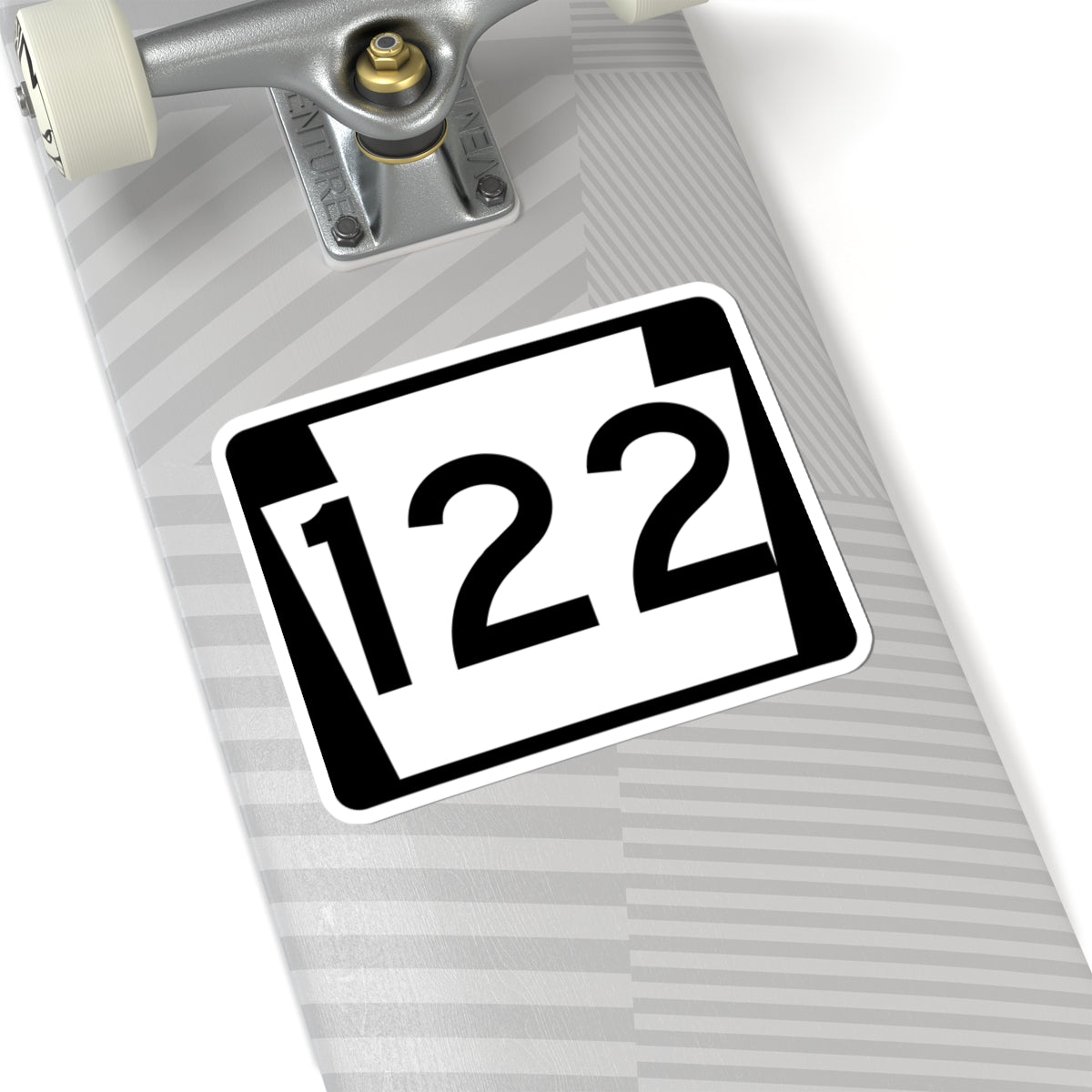 PA-122 (Pennsylvania) (Road Sign) STICKER Vinyl Kiss-Cut Decal