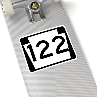 PA-122 (Pennsylvania) (Road Sign) STICKER Vinyl Kiss-Cut Decal
