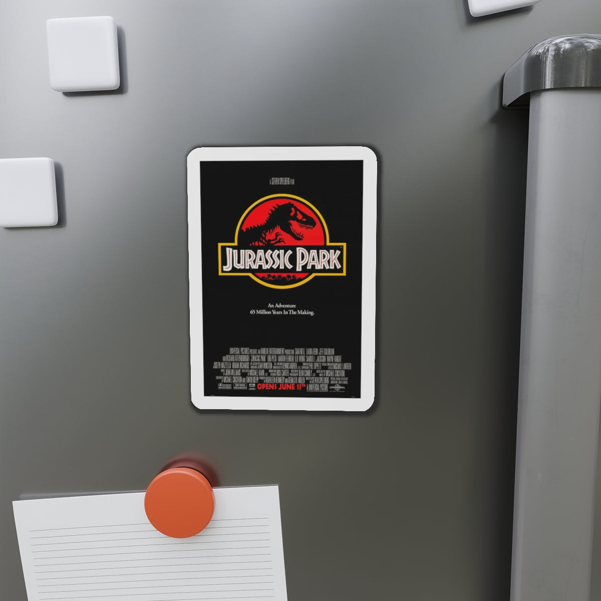 JURASSIC PARK 1993 Movie Poster - Refrigerator Magnet