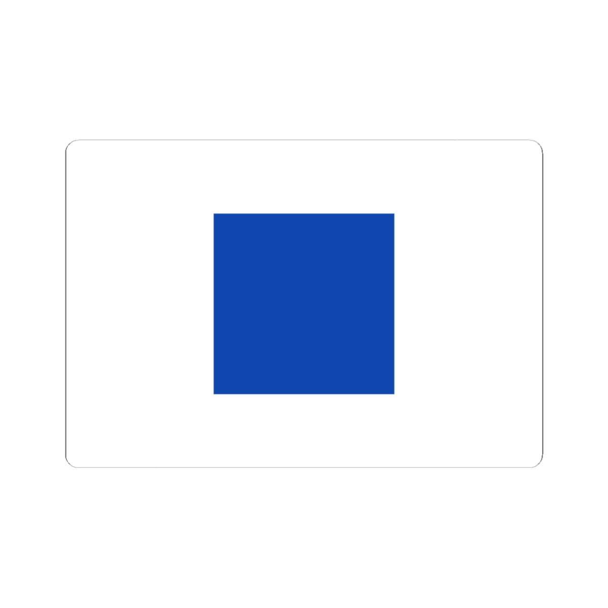 Flag maritime huelva (Spain) STICKER Vinyl Kiss-Cut Decal