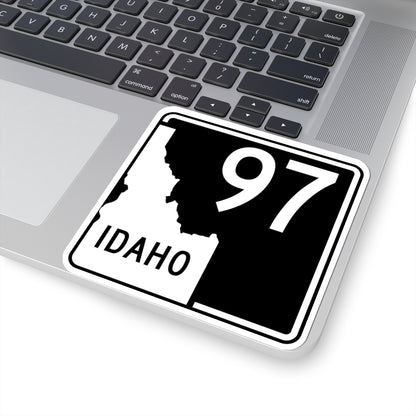 ID-97 (Idaho) (Road Sign) STICKER Vinyl Kiss-Cut Decal
