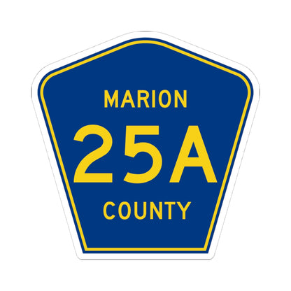 Marion County Road 25A FL (Florida) (Road Sign) STICKER Vinyl Kiss-Cut Decal