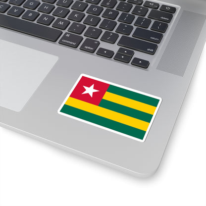 Flag of Togo (Togo) STICKER Vinyl Kiss-Cut Decal