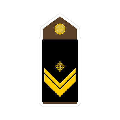 Army HRV OR 07 (Croatia) (Military Rank) STICKER Vinyl Kiss-Cut Decal