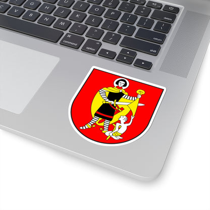 Schams Kreis wappen (Switzerland) (Coat of Arms) STICKER Vinyl Kiss-Cut Decal