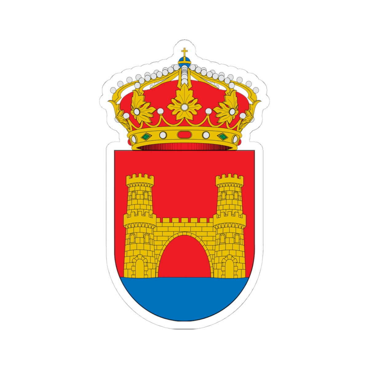Escudo de Ardales (Spain) (Coat of Arms) STICKER Vinyl Kiss-Cut Decal