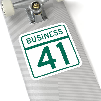 MD Route 41 Business (Maryland) (Road Sign) STICKER Vinyl Kiss-Cut Decal