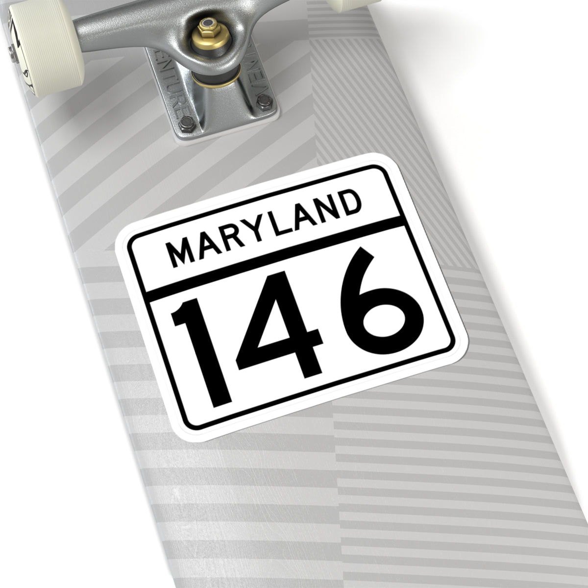 MD Route 146 (Maryland) (Road Sign) STICKER Vinyl Kiss-Cut Decal