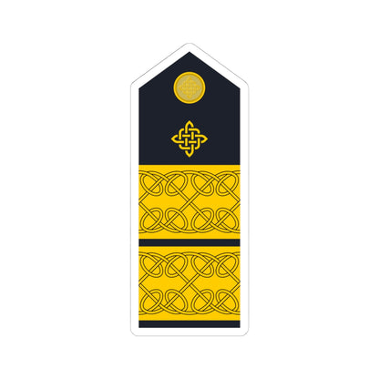 Naramenica ljetne odore admirala flote HRM (Croatia) (Military Rank) STICKER Vinyl Kiss-Cut Decal