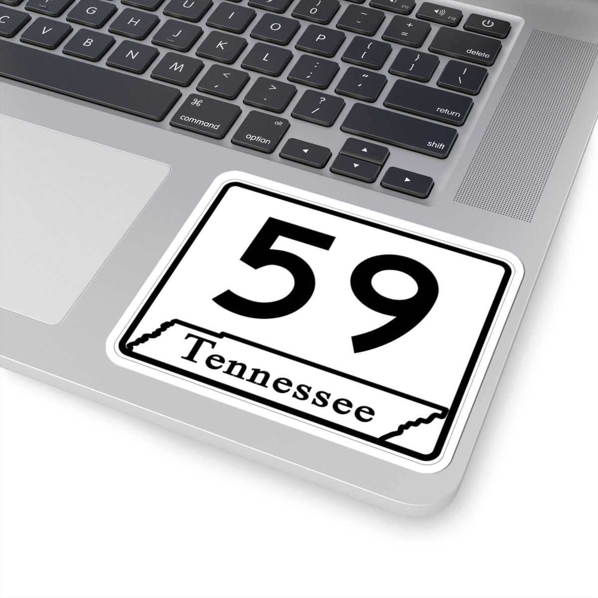 Tennessee 59 (Tennessee) (Road Sign) STICKER Vinyl Kiss-Cut Decal