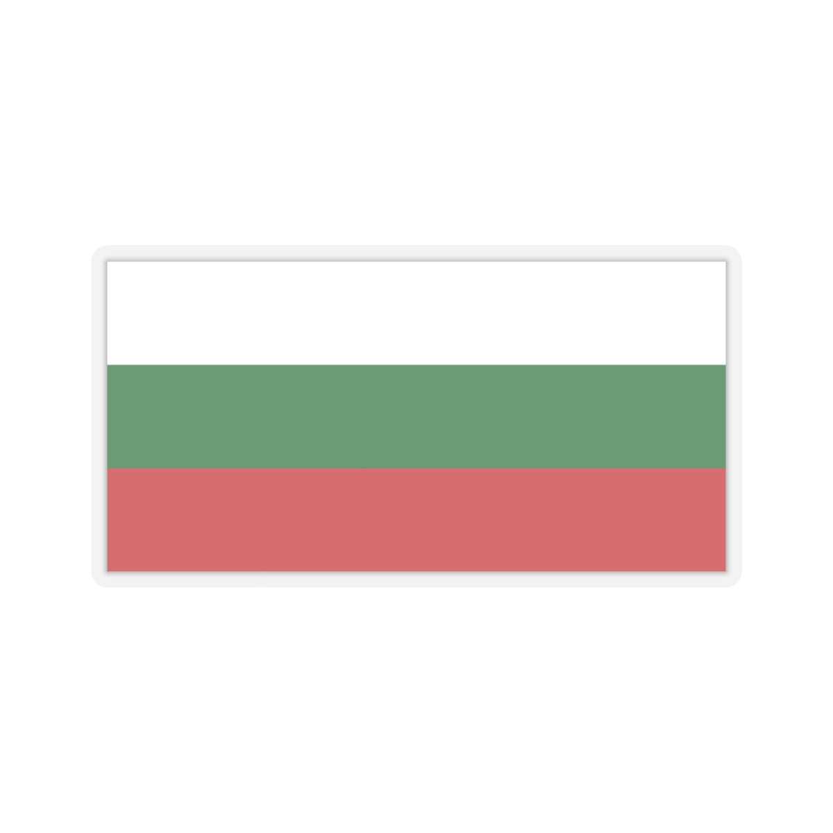 Hybrid flag of Belarus 1918 1991-1995 and 2012- (Belarus) STICKER Vinyl Kiss-Cut Decal