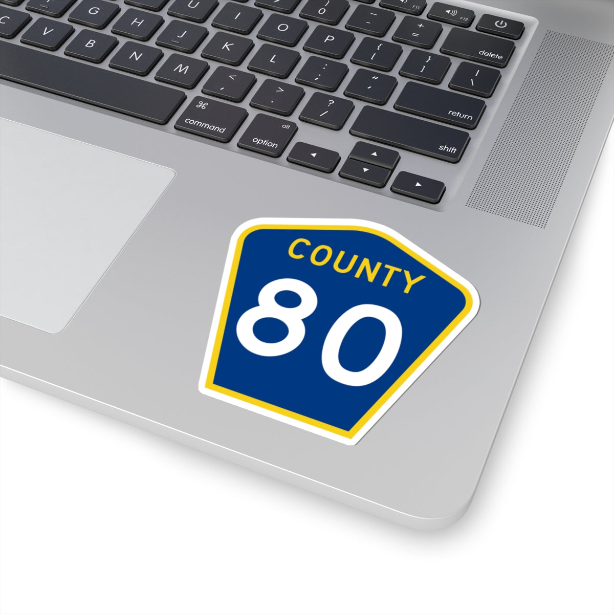 County 80 MN (Minnesota) (Road Sign) STICKER Vinyl Kiss-Cut Decal