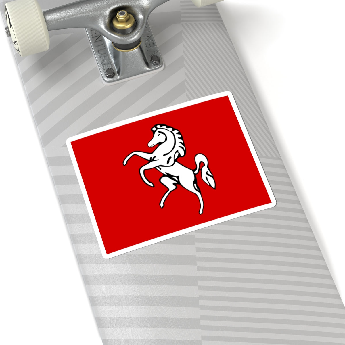 Flag of Kent (England) STICKER Vinyl Kiss-Cut Decal