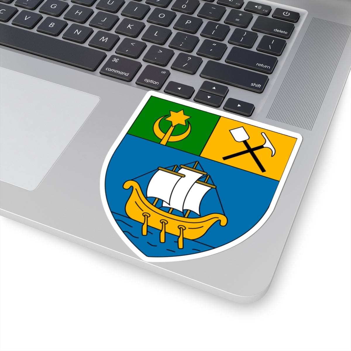 Béni Saf Coat of Arms French Algeria (Algeria) (Coat of Arms) STICKER Vinyl Kiss-Cut Decal