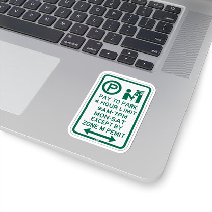 PBOT Road sign P4426D (Oregon) (Road Sign) STICKER Vinyl Kiss-Cut Decal