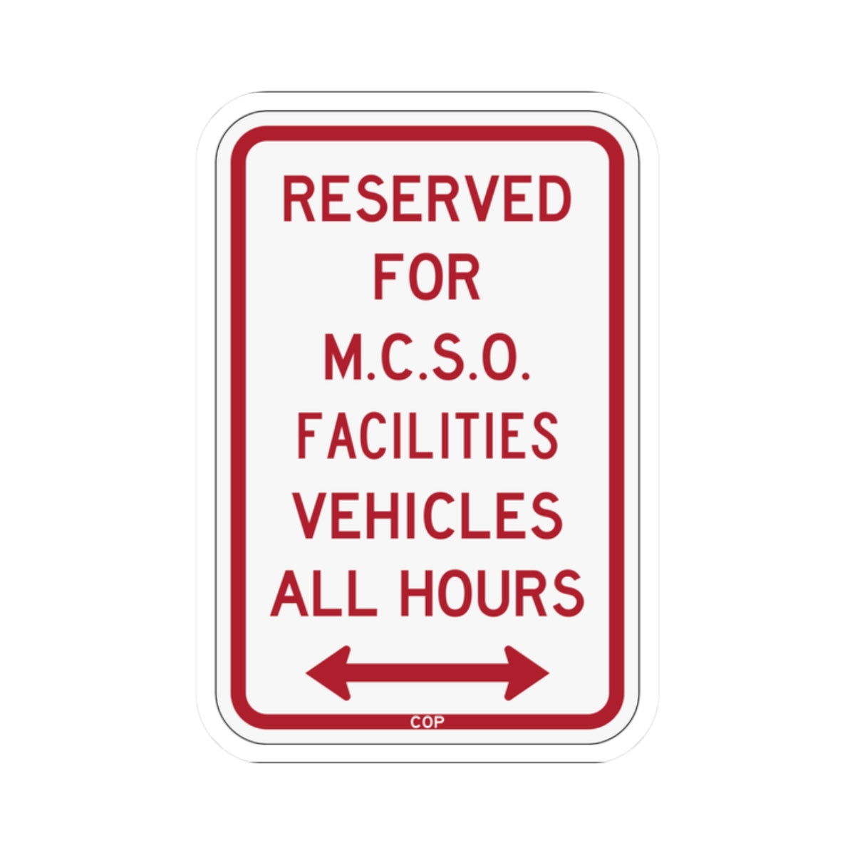 PBOT Road sign P4395D (Oregon) (Road Sign) STICKER Vinyl Kiss-Cut Decal