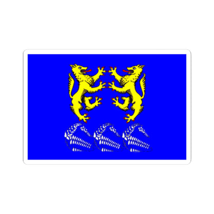 Flag Leskolovo Leningrad oblast (Russia) STICKER Vinyl Kiss-Cut Decal