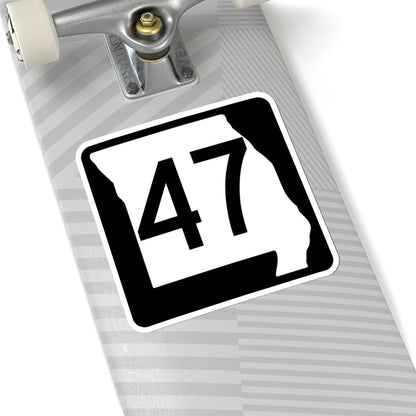 MO-47 (Missouri) (Road Sign) STICKER Vinyl Kiss-Cut Decal