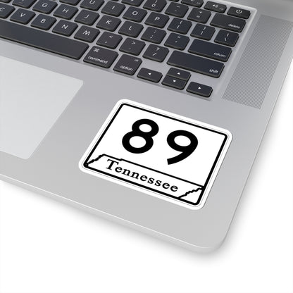 Tennessee 89 (Tennessee) (Road Sign) STICKER Vinyl Kiss-Cut Decal